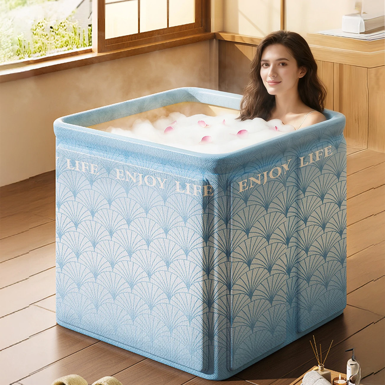 Складная ванна для замачивания, 1 шт., для горячей спа-салона и ледяной ванны, идеально подходит для быстрого восстановления мышц, терапии в холодной воде - (универсальная лед/горячая вода)
Складная ванна для замачивания, 1 шт., для горячей спа-салона и ледяной ванны, идеально подходит для быстрого восстановления мышц, терапии в холодной воде - (универсальная лед/горячая вода)