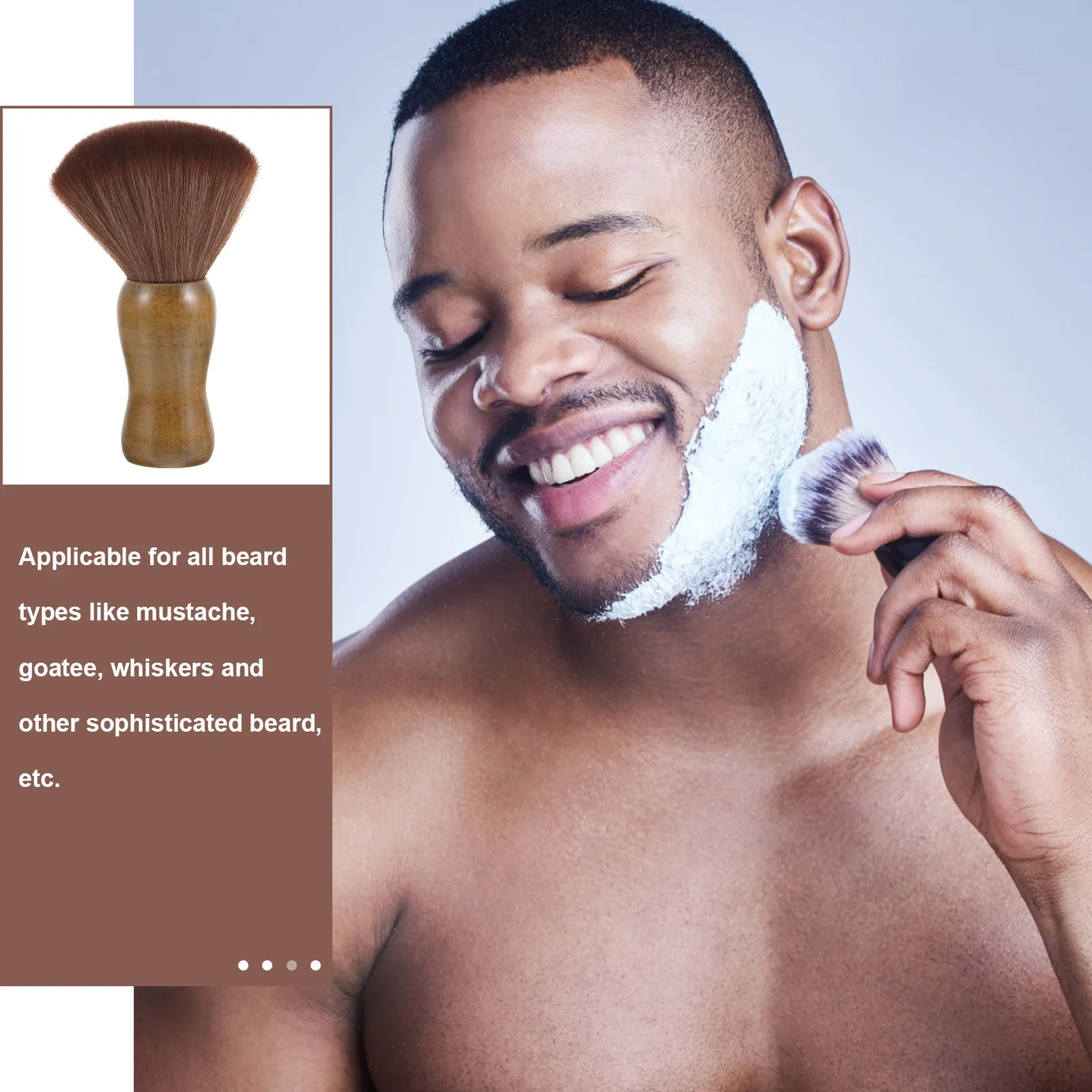 1Pcs Beard Brush Male Shaving Brush with Comfort Grip Handle Rich Lather Production Travel Friendly Mustache Beard Cleaning Tool
1Pcs Beard Brush Male Shaving Brush with Comfort Grip Handle Rich Lather Production Travel Friendly Mustache Beard Cleaning Tool
