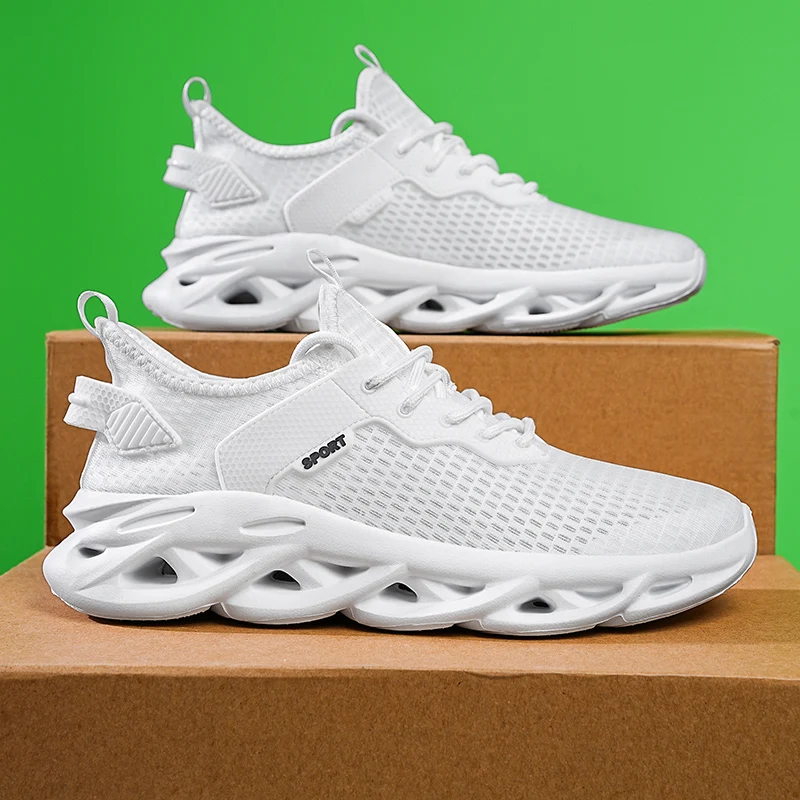2024 New style summer soft-soled ultra-light shock absorbent breathable shoes men's mesh running shoes
2024 New style summer soft-soled ultra-light shock absorbent breathable shoes men's mesh running shoes