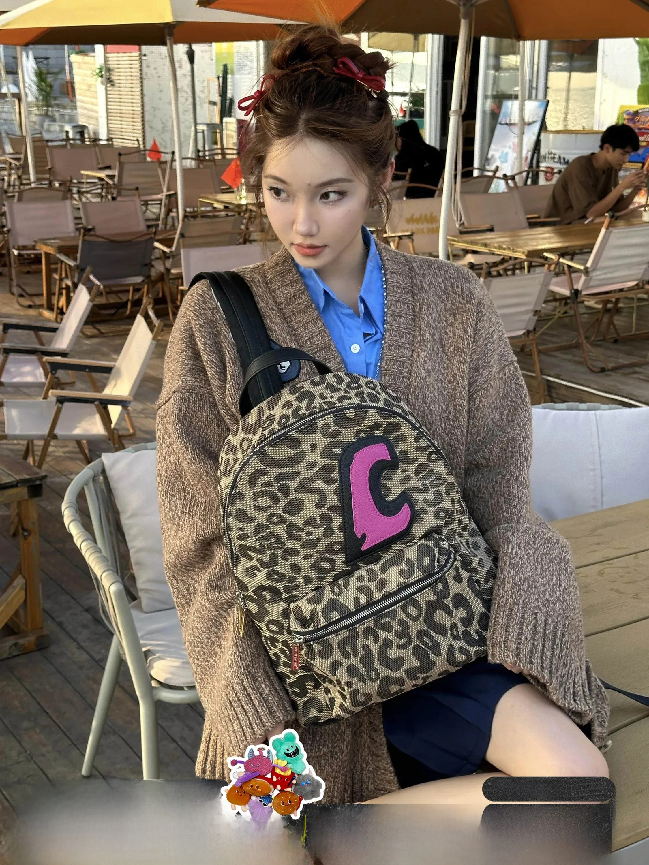 Cultivator Original Street Trend Leopard Print Casual Backpack Laptop Bag Women's Double Shoulder Bag British Style Polyester...
Cultivator Original Street Trend Leopard Print Casual Backpack Laptop Bag Women's Double Shoulder Bag British Style Polyester...