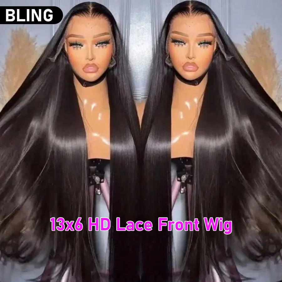 Natural Black Straight Lace Front Human Hair Wigs 13x4 13x6 HD Transparent Lace Front Human Hair Wigs for Women 220% Density
Natural Black Straight Lace Front Human Hair Wigs 13x4 13x6 HD Transparent Lace Front Human Hair Wigs for Women 220% Density