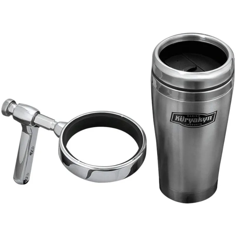 Kuryakyn 1463 Motorcycle Handlebar Accessory: 12 fl oz Stainless Steel Mug with Universal Drink/Cup Holder for Motorcycles with
Kuryakyn 1463 Motorcycle Handlebar Accessory: 12 fl oz Stainless Steel Mug with Universal Drink/Cup Holder for Motorcycles with