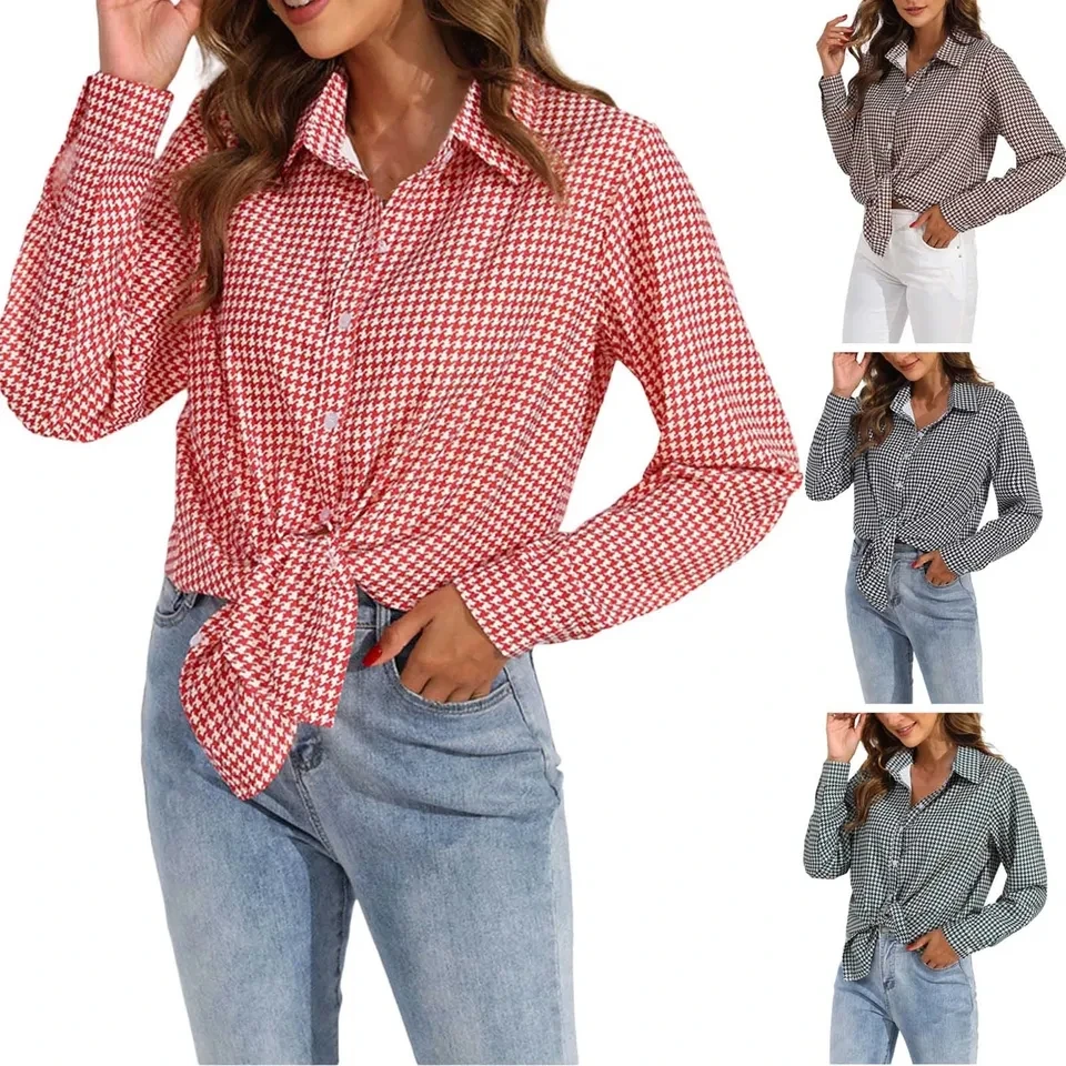 Spring Women's Blouse Long Sleeve Button Down Shirts Elegant Print Office Work Shirts Ladies Tops Casual Blouses Camisas
Spring Women's Blouse Long Sleeve Button Down Shirts Elegant Print Office Work Shirts Ladies Tops Casual Blouses Camisas