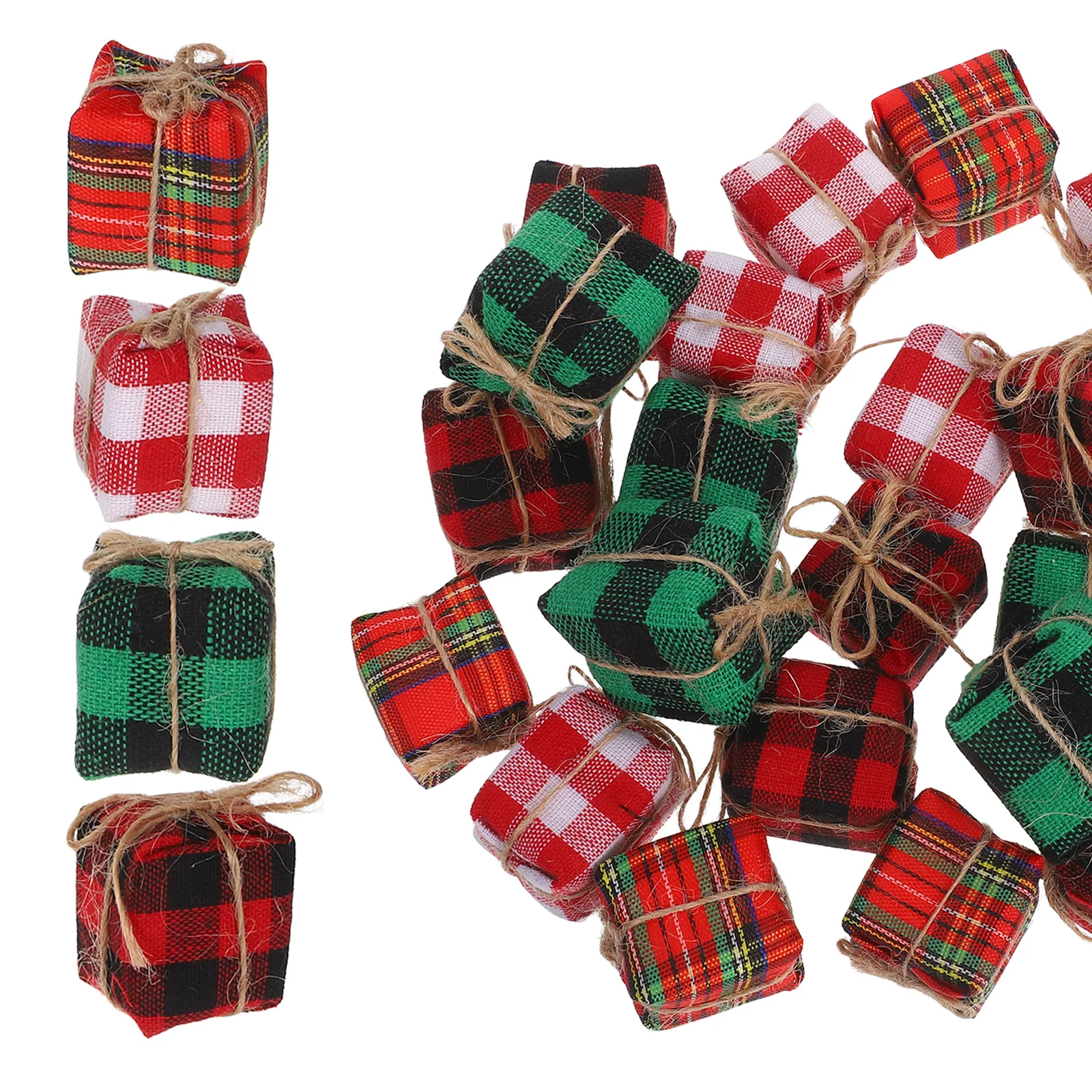 24 Pcs Hanging Pendants Mini Christmas Boxes Decorations The Tree Cloth Ornaments Gift
24 Pcs Hanging Pendants Mini Christmas Boxes Decorations The Tree Cloth Ornaments Gift