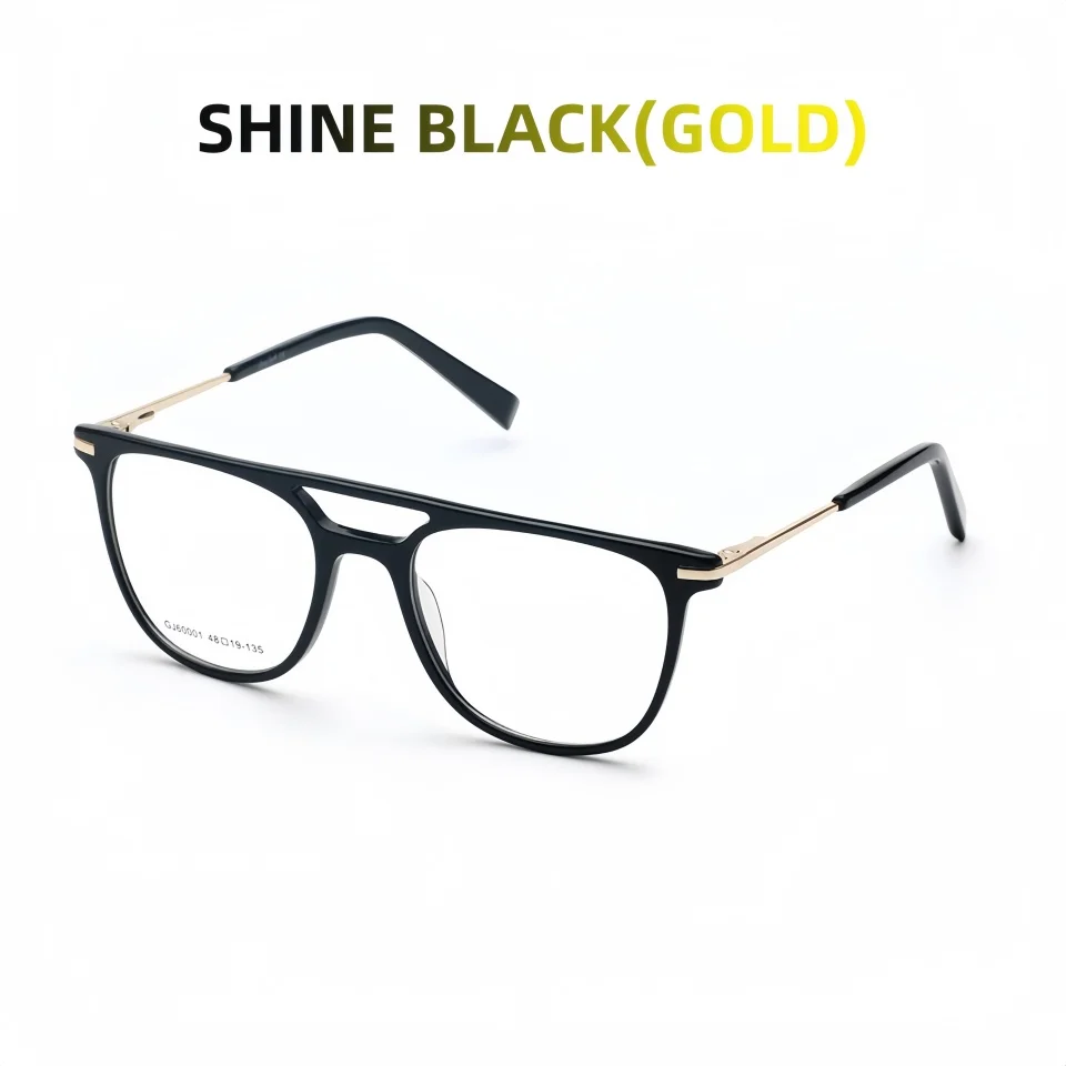 Popular Fashion Pilot Style Acetate Large Frame Unisex Daily Decoration Hiking Office Reading Optical Prescription Glasses UV400
Popular Fashion Pilot Style Acetate Large Frame Unisex Daily Decoration Hiking Office Reading Optical Prescription Glasses UV400