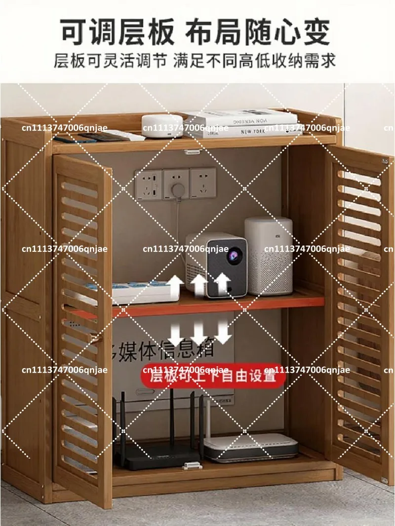 WiFi Router Storage Cabinet Floor Standing Modem Box Cable Management Organizer for Home Office
WiFi Router Storage Cabinet Floor Standing Modem Box Cable Management Organizer for Home Office