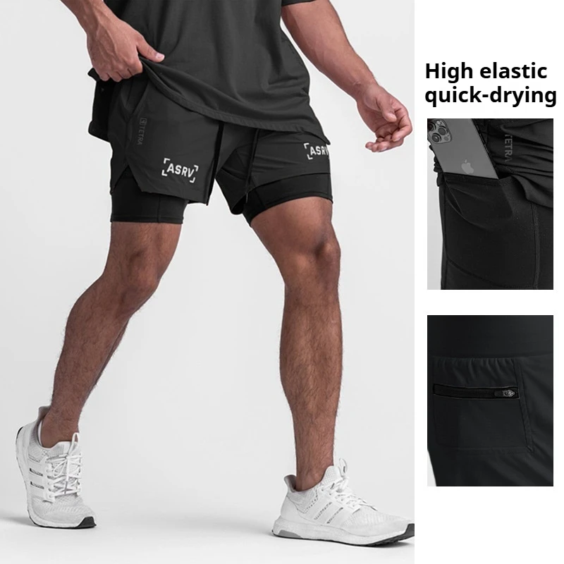 Men's Professional Running Shorts Trendy Multi Pocket Fitness Training Outdoor Breathable Quick Drying Double Layer Shorts
Men's Professional Running Shorts Trendy Multi Pocket Fitness Training Outdoor Breathable Quick Drying Double Layer Shorts