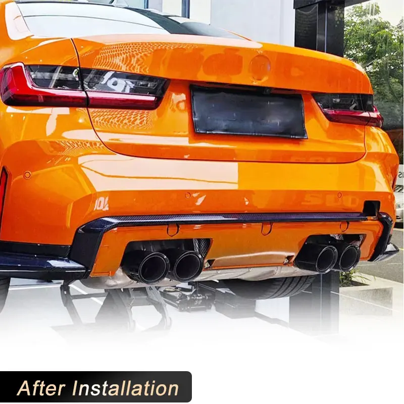 Car Rear Bumper Diffuser Strip Lip for BMW G80 M3 G82 G83 M4 2021 2022 Prepreg Dry Carbon Replacement Rear Lip Trim Spoiler
Car Rear Bumper Diffuser Strip Lip for BMW G80 M3 G82 G83 M4 2021 2022 Prepreg Dry Carbon Replacement Rear Lip Trim Spoiler