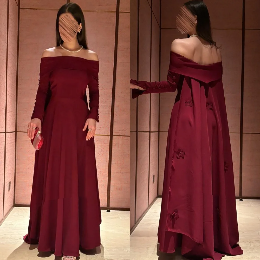 Customized High Quality Classic Jersey Handmade Flower Pleat Straight Off-the-shoulder Long Dresses Bespoke Occasion Dresses
Customized High Quality Classic Jersey Handmade Flower Pleat Straight Off-the-shoulder Long Dresses Bespoke Occasion Dresses
