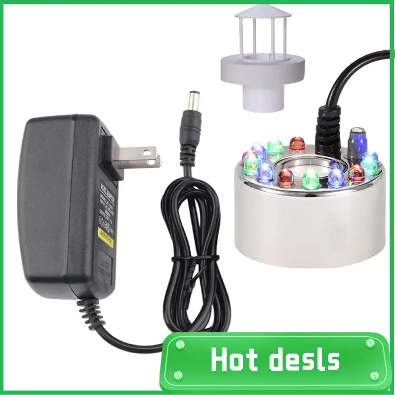 AC62-Ultrasonic Mist Maker, Splash Guard Float 12 LED Color Lights Mini Mister Water Tank Fog Machine US Plug
AC62-Ultrasonic Mist Maker, Splash Guard Float 12 LED Color Lights Mini Mister Water Tank Fog Machine US Plug