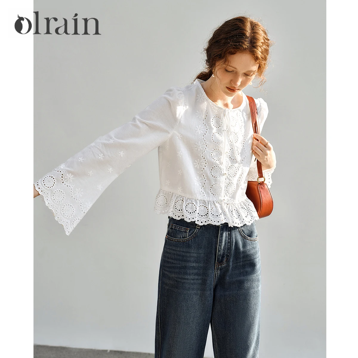 OLrain French Lace Chiffon Shirt Women's Spring 2025 New Commuter Hollow Shirt N57CX96029
OLrain French Lace Chiffon Shirt Women's Spring 2025 New Commuter Hollow Shirt N57CX96029