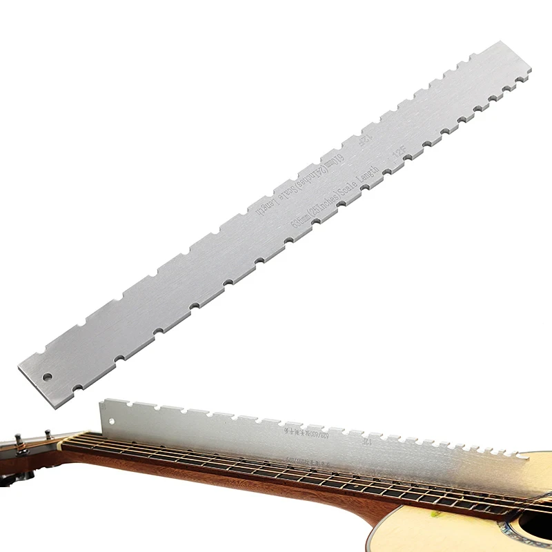 Guitar Neck Fingerboard Frets Knife Edge Ruler high-precision Horizontal Neck Curvature Gap Measuring 24,24.75, 25,25.5 inch
Guitar Neck Fingerboard Frets Knife Edge Ruler high-precision Horizontal Neck Curvature Gap Measuring 24,24.75, 25,25.5 inch