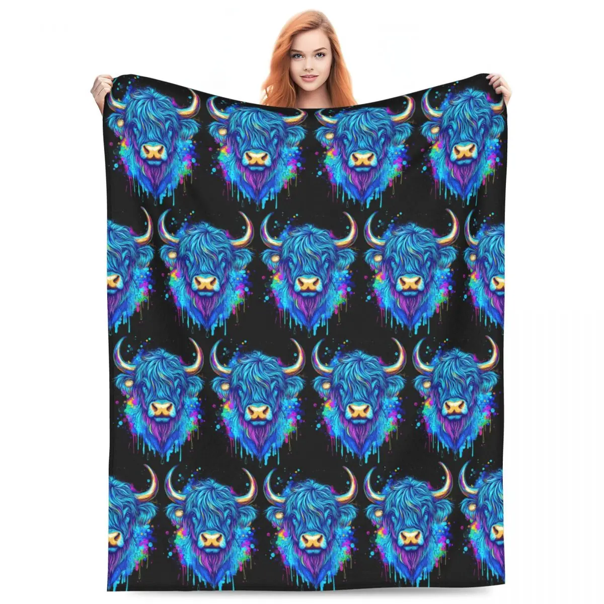 Scottish Highland Cow Cattle Scottish Highlander Hairy Cow Blankets Soft Warm Flannel Throw Blanket Cover Travel Home Sofa
Scottish Highland Cow Cattle Scottish Highlander Hairy Cow Blankets Soft Warm Flannel Throw Blanket Cover Travel Home Sofa