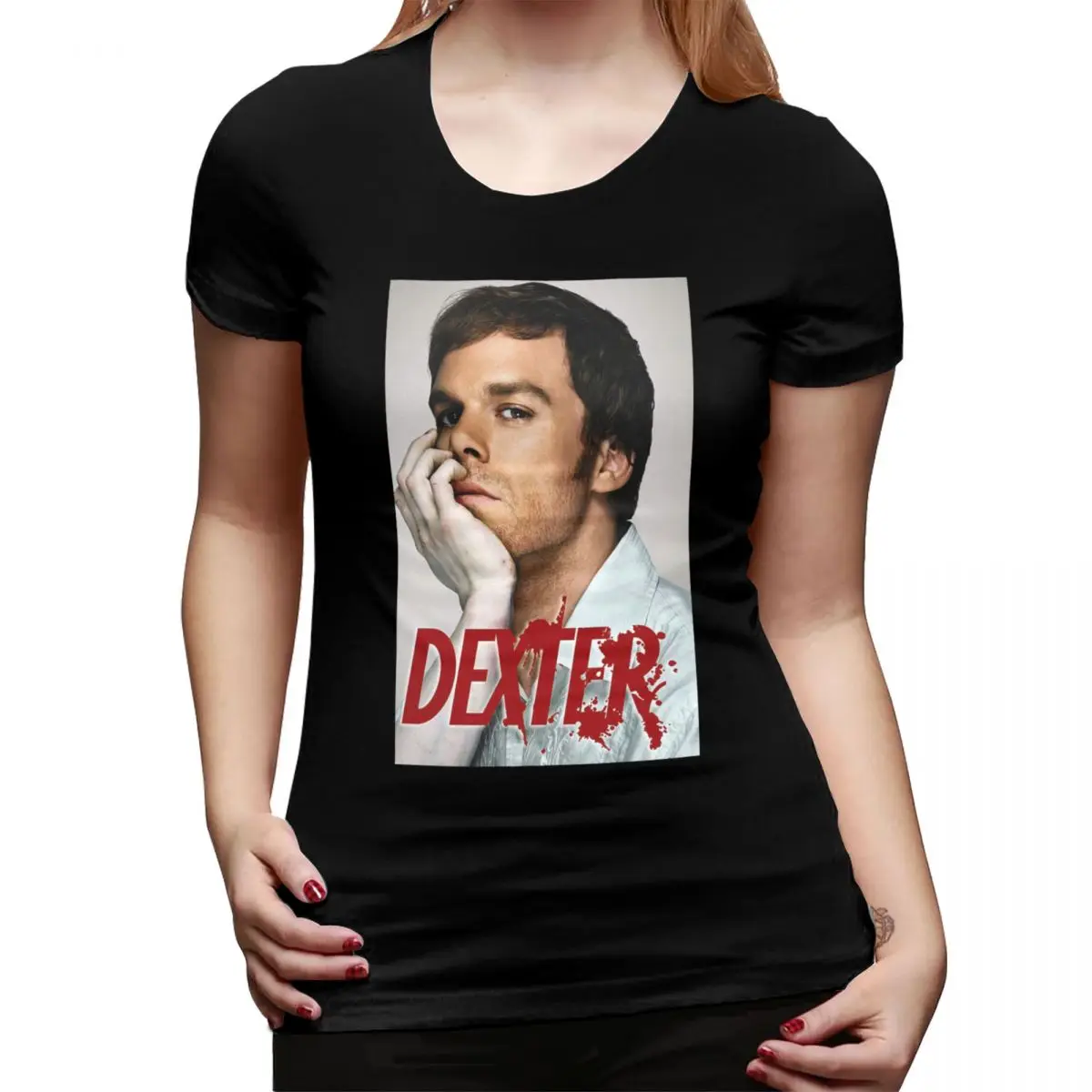 Футболка Dexter Morgan Movies для женщин, уличная футболка с круглым вырезом, женские футболки, короткая летняя одежда, топы
Футболка Dexter Morgan Movies для женщин, уличная футболка с круглым вырезом, женские футболки, короткая летняя одежда, топы