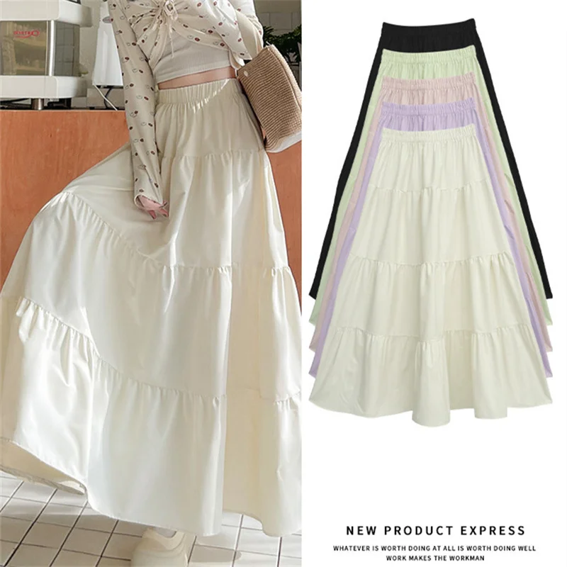 Women's Summer New Gentle Style Cake Skirt Umbrella Skirt High Waist Mid-Length Slimming A-Line Skirt Long Skirt
Women's Summer New Gentle Style Cake Skirt Umbrella Skirt High Waist Mid-Length Slimming A-Line Skirt Long Skirt
