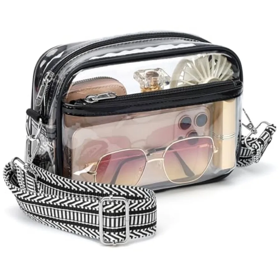 Clear Bag for Stadium Events - Clear Purses for omen Stadium Crossbody for Game Day, Festival, Concerts
Clear Bag for Stadium Events - Clear Purses for omen Stadium Crossbody for Game Day, Festival, Concerts