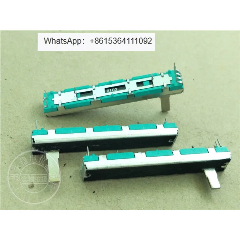 10 шт. SC4580GH 6 см дуплексный потенциометр с прямым скольжением Fader B10K A20K B20K B50K A50K
10 шт. SC4580GH 6 см дуплексный потенциометр с прямым скольжением Fader B10K A20K B20K B50K A50K