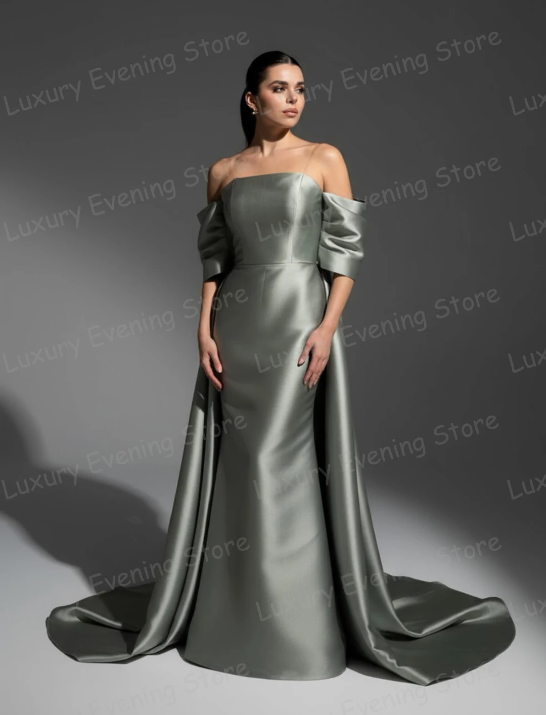 Simple Boat Neck Evening Dresses Woman Off Shoulder Mermaid Prom Gowns Fashion Vestido De Novia Customized فساتين سهرة
Simple Boat Neck Evening Dresses Woman Off Shoulder Mermaid Prom Gowns Fashion Vestido De Novia Customized فساتين سهرة