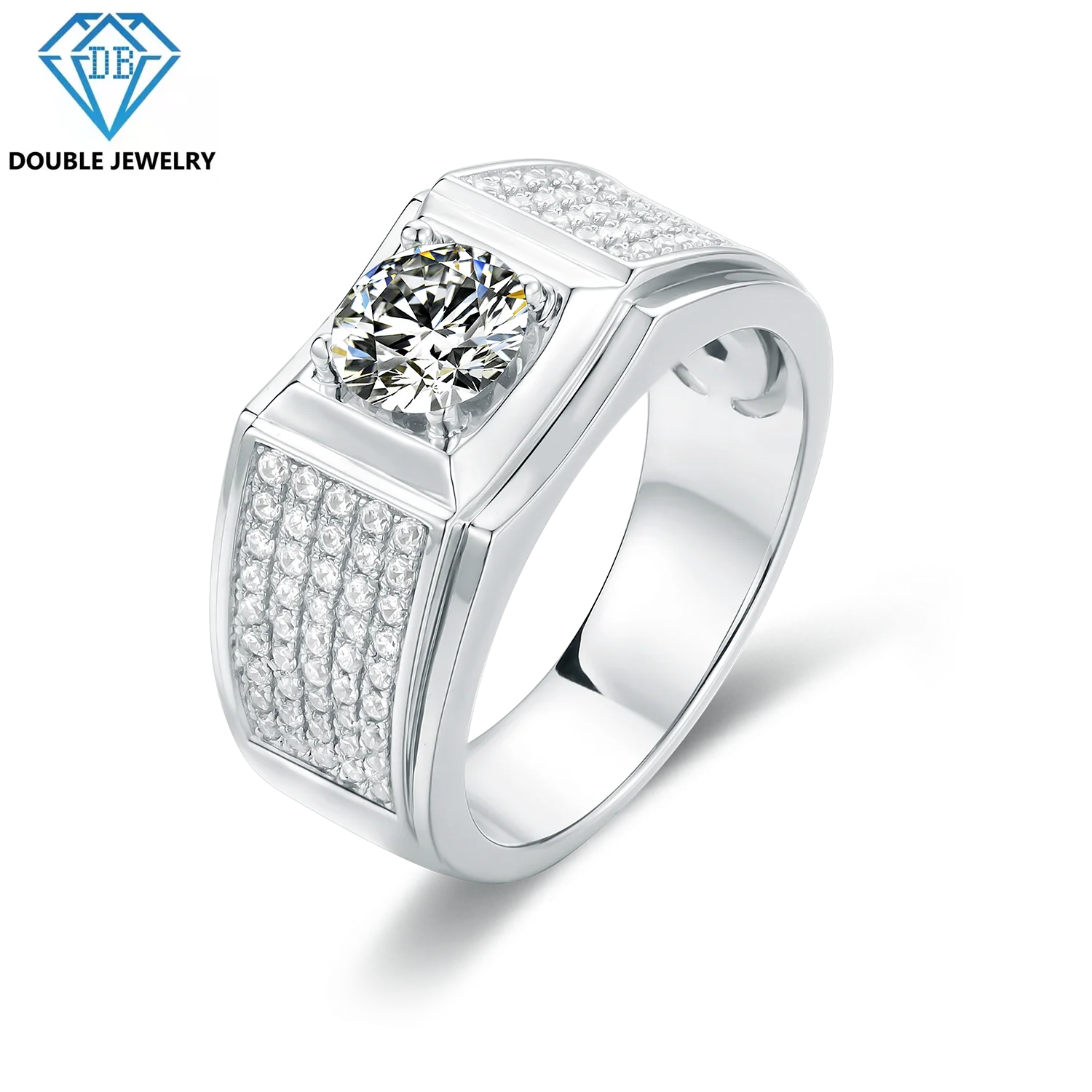 Double Jewelry Luxury design moissanite diamond ring for Men S925 sterling silver Ring For Husband Gift&wedding jewelry gift
Double Jewelry Luxury design moissanite diamond ring for Men S925 sterling silver Ring For Husband Gift&wedding jewelry gift