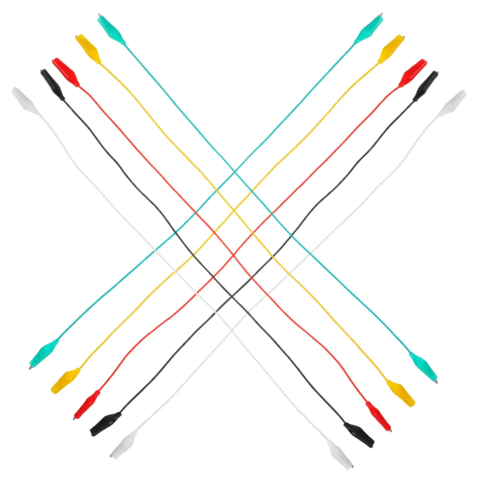 10Pcs Alligator Clip Test Leads Dual-Head Secure Wire Clamps 5 Colors Electrical Testing Electronic Repair Banana Test Leads
10Pcs Alligator Clip Test Leads Dual-Head Secure Wire Clamps 5 Colors Electrical Testing Electronic Repair Banana Test Leads