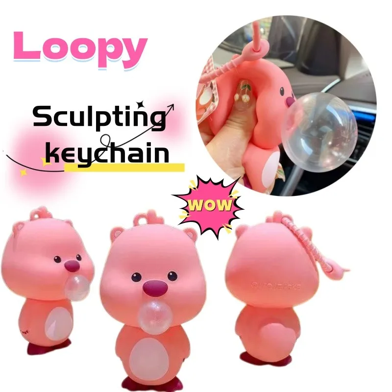 Loopy cartoon personality trendy toy bubble popping stress relief soft cute accessory pendant holiday gift reward
Loopy cartoon personality trendy toy bubble popping stress relief soft cute accessory pendant holiday gift reward