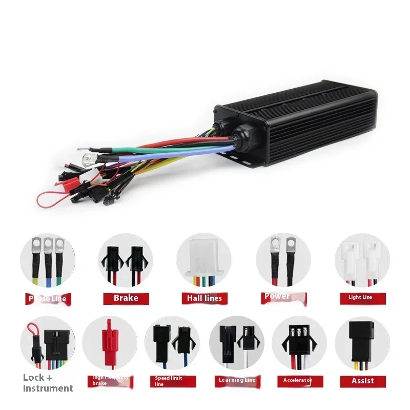 Контроллер синусоидальной волны 100А, горный электронный велосипед, скутер с литиевой батареей, 48 В-72 В, совместимый с двигателями 5000 Вт
Контроллер синусоидальной волны 100А, горный электронный велосипед, скутер с литиевой батареей, 48 В-72 В, совместимый с двигателями 5000 Вт