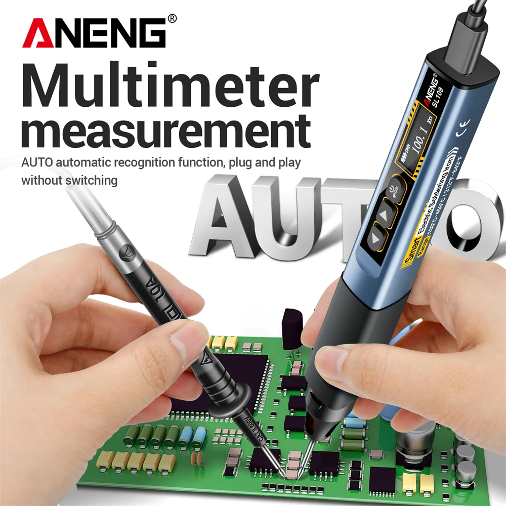 75W Adjustable Temperature Electric Soldering Irons ANENG SL109 Welding Solder Rework Station Heat Pencil Tip Repair Electrician
75W Adjustable Temperature Electric Soldering Irons ANENG SL109 Welding Solder Rework Station Heat Pencil Tip Repair Electrician