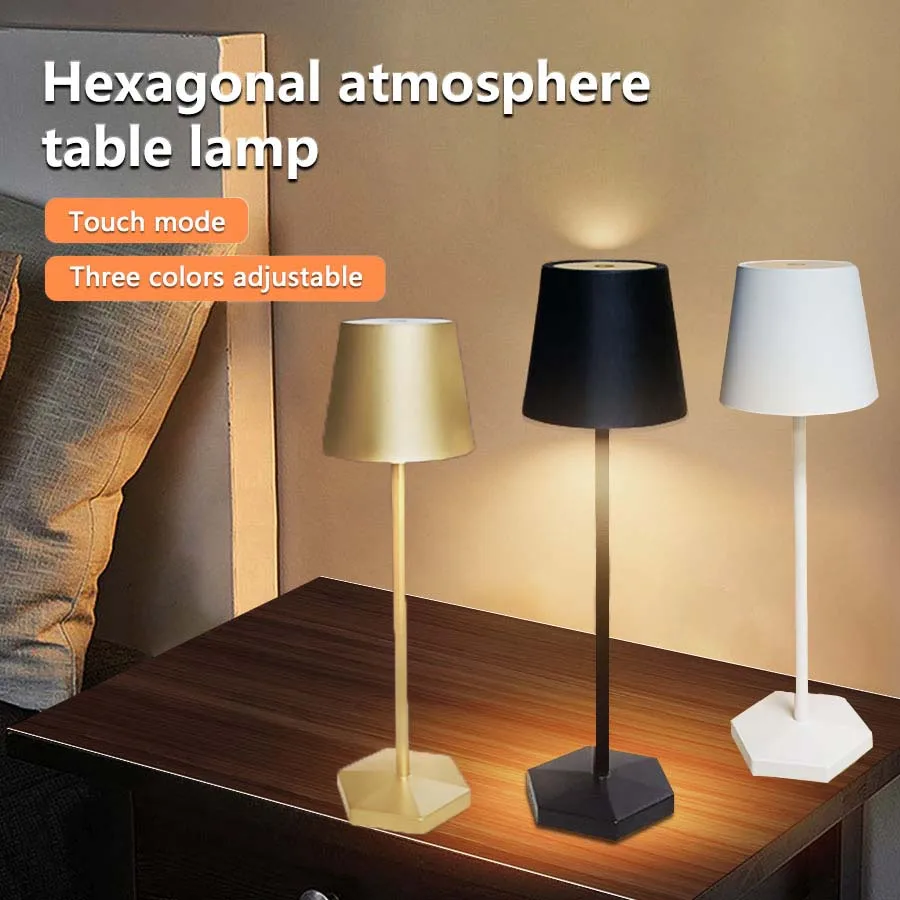 3 Colors Table Lamp Rechargeable Touch Sensor Desktop Night Light Reading Lamp for Bedroom Restaurant Coffee Hotel Bar Decor
3 Colors Table Lamp Rechargeable Touch Sensor Desktop Night Light Reading Lamp for Bedroom Restaurant Coffee Hotel Bar Decor