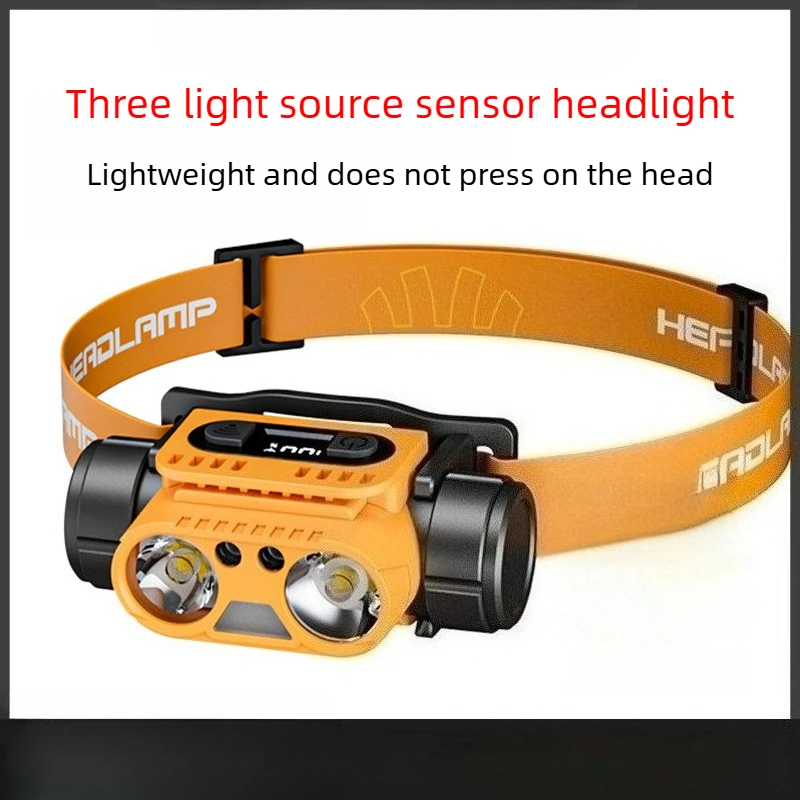 New Rechargeable High Brightness Headlamp Induction Headlight Long Battery Life Waterproof Head Torch for Fishing Work Outdoor
New Rechargeable High Brightness Headlamp Induction Headlight Long Battery Life Waterproof Head Torch for Fishing Work Outdoor