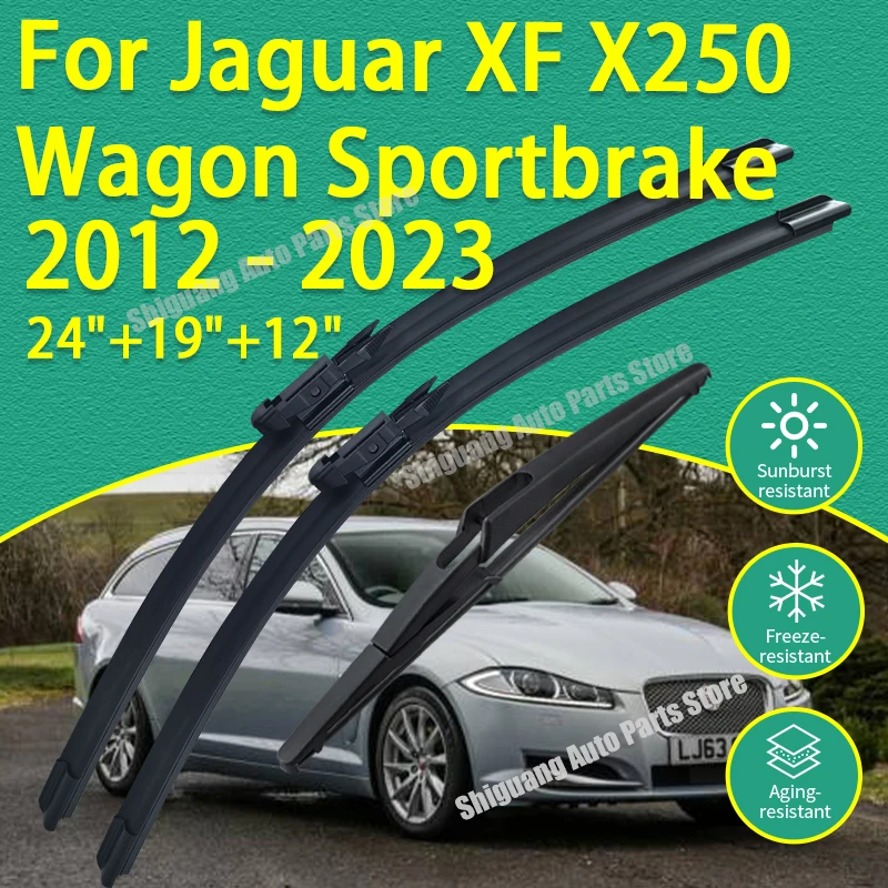 Front Rear Silicone Coating Wipers for Jaguar XF X250 Wagon Sportbrake 2012 - 2023 Car Wiper Windshield Windscreen Accessories
Front Rear Silicone Coating Wipers for Jaguar XF X250 Wagon Sportbrake 2012 - 2023 Car Wiper Windshield Windscreen Accessories