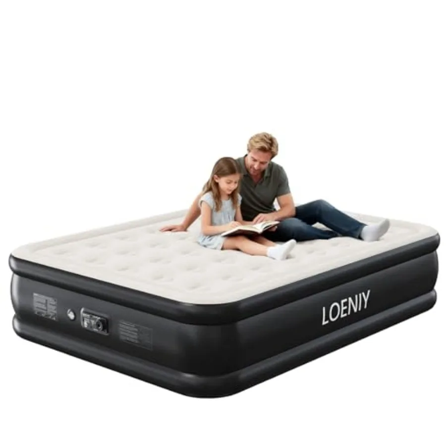 Air Mattress with Built in Pump 18" High Inflatable Mattress with Storage Bag 3 Mins Easy Inflation/Deflation 800lbs Heavy Duty
Air Mattress with Built in Pump 18" High Inflatable Mattress with Storage Bag 3 Mins Easy Inflation/Deflation 800lbs Heavy Duty