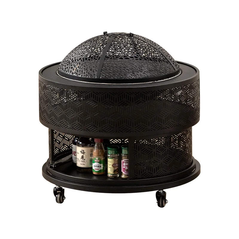 Grill making tea in winter grill courtyard barbecue indoor grill brazier mobile barbecue table carbon stove set
Grill making tea in winter grill courtyard barbecue indoor grill brazier mobile barbecue table carbon stove set