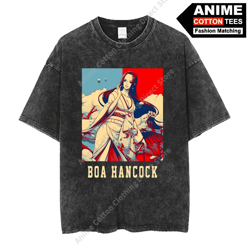 Retro Street Styl T Shirt Anime ONE PIECE - Snake Queen Boa·Hancock Cover Print Clothes Cotton Loose Women Short Sleeve Tees
Retro Street Styl T Shirt Anime ONE PIECE - Snake Queen Boa·Hancock Cover Print Clothes Cotton Loose Women Short Sleeve Tees