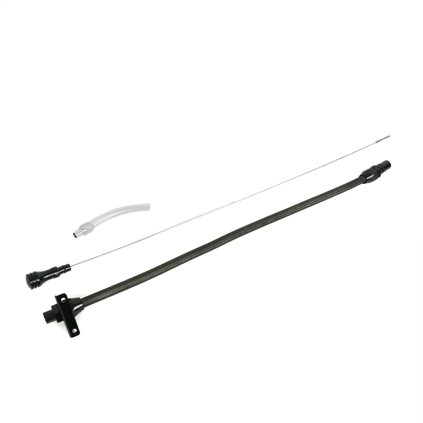 Firewall Mounted Transmission Stainless Steel Oil Dipstick-Compatible For GM 4L80E Dipstick Transmission LS LS1 LS3 LS6 LSX 
Firewall Mounted Transmission Stainless Steel Oil Dipstick-Compatible For GM 4L80E Dipstick Transmission LS LS1 LS3 LS6 LSX