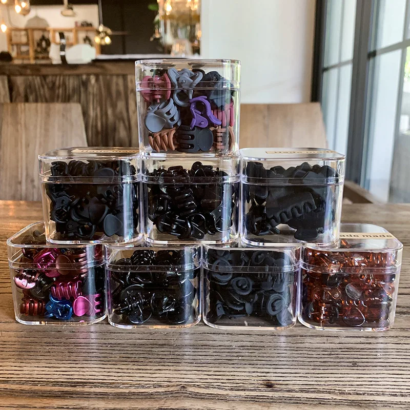 Маленькие акриловые заколки для волос черные, не повреждающие волосы, для малышей и девочек с тонкими волосами, для боковых прядей и челки, в коробке
Маленькие акриловые заколки для волос черные, не повреждающие волосы, для малышей и девочек с тонкими волосами, для боковых прядей и челки, в коробке