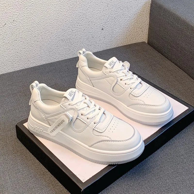 New 2022 Woman'S Sneaker Genuine Leather Thick Bottom Spring Shoes for Woman Fashion Daily Footwear Size 35-40 Flat Sneakers
New 2022 Woman'S Sneaker Genuine Leather Thick Bottom Spring Shoes for Woman Fashion Daily Footwear Size 35-40 Flat Sneakers