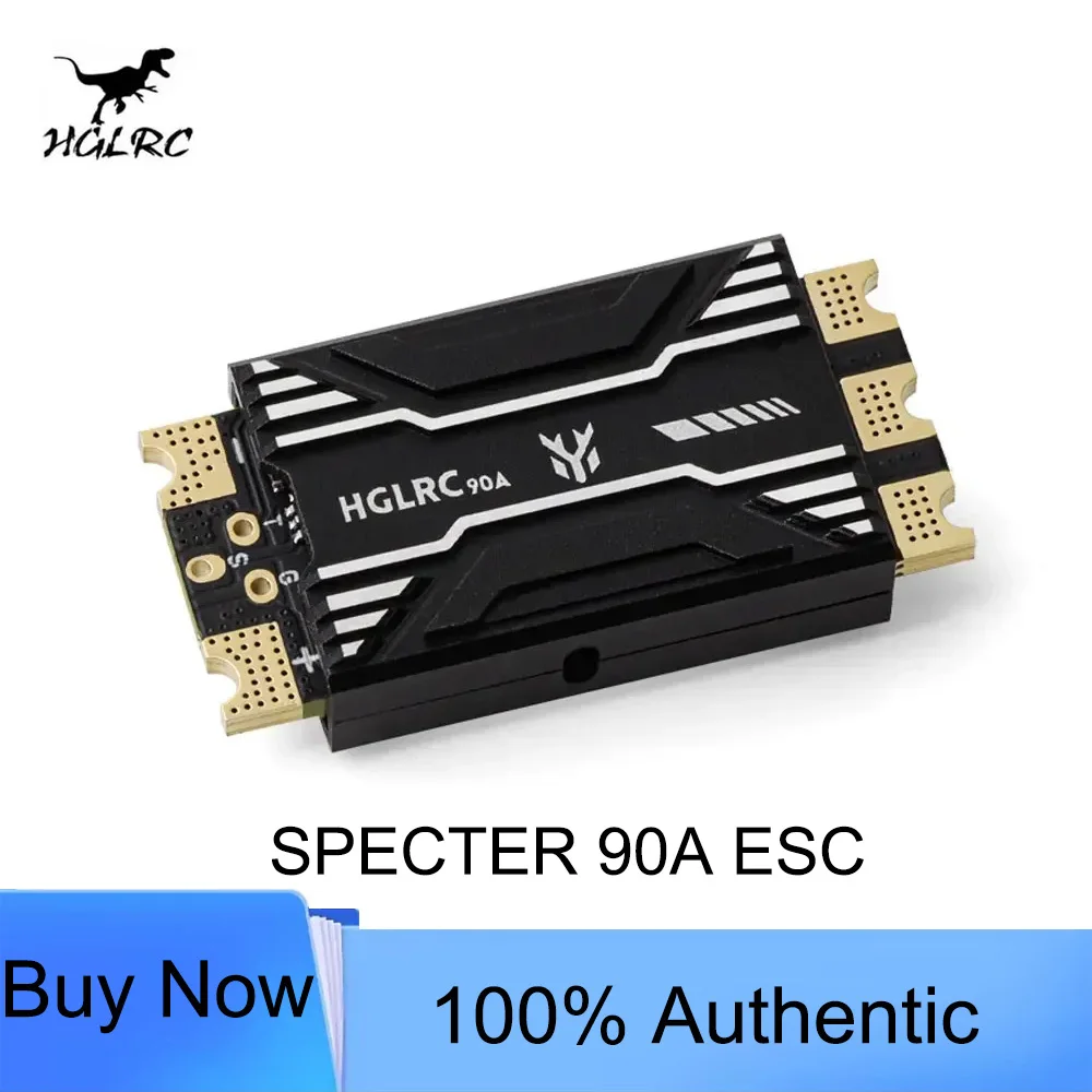 HGLRC SPECTER 90A ESC BL32 Supported Dual MOS Telemetry 2-8S - RC FPV Drone ESC for Movie-level X8/X4/XCLASS
HGLRC SPECTER 90A ESC BL32 Supported Dual MOS Telemetry 2-8S - RC FPV Drone ESC for Movie-level X8/X4/XCLASS