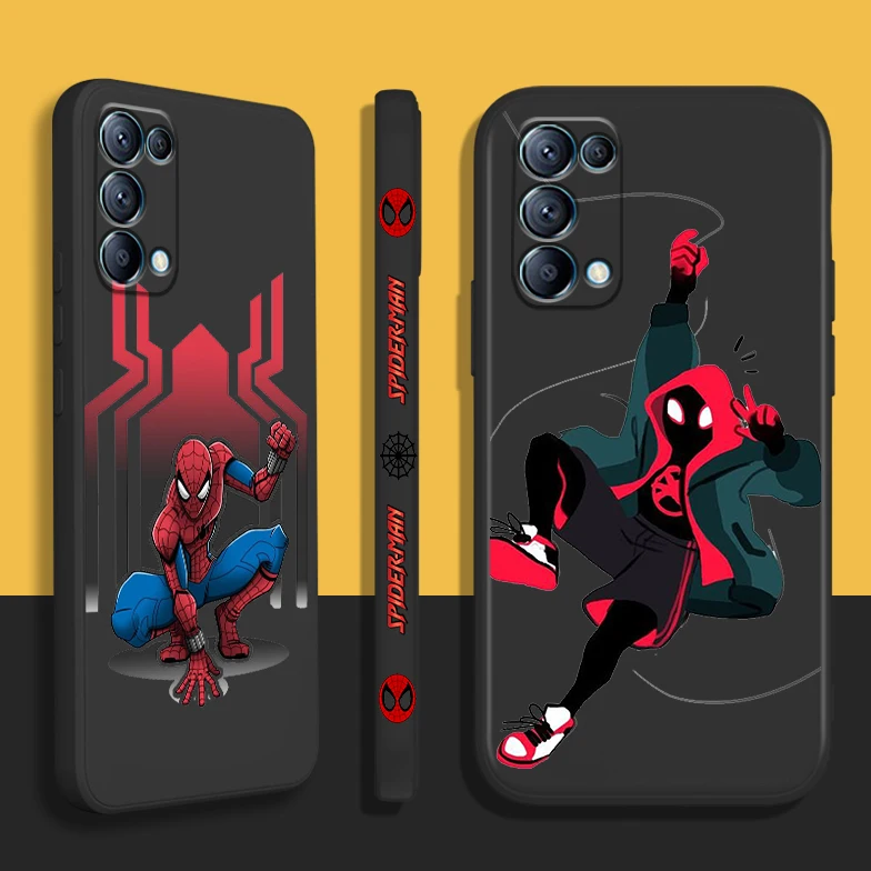 Spiderman Marvel Hero Phone Case For OPPO Find X5 X3 X2 neo Pro Lite A5 A9 2020 A96 4G 5G Liquid Left Rope Candy Cover Funda
Spiderman Marvel Hero Phone Case For OPPO Find X5 X3 X2 neo Pro Lite A5 A9 2020 A96 4G 5G Liquid Left Rope Candy Cover Funda