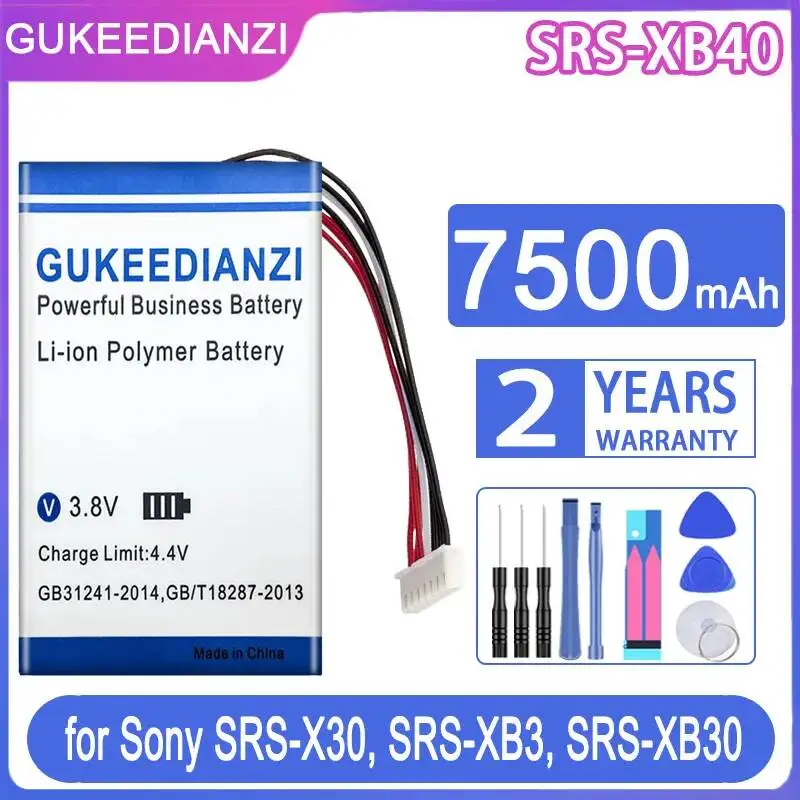 For Sony Srs-X30 Srs-XB3 Srs-XB30 ID659 ID659B ST-06S Long Lasting Stereo Battery 7500mAh Srs-XB40
For Sony Srs-X30 Srs-XB3 Srs-XB30 ID659 ID659B ST-06S Long Lasting Stereo Battery 7500mAh Srs-XB40