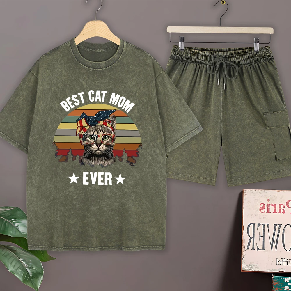 Лучший подарок для любительниц кошек: комплект из хлопковых футболок с эффектом потертости, мужские уличные топы с коротким рукавом, шорты-карго, футболка оверсайз с круглым вырезом, летняя одежда
Лучший подарок для любительниц кошек: комплект из хлопковых футболок с эффектом потертости, мужские уличные топы с коротким рукавом, шорты-карго, футболка оверсайз с круглым вырезом, летняя одежда