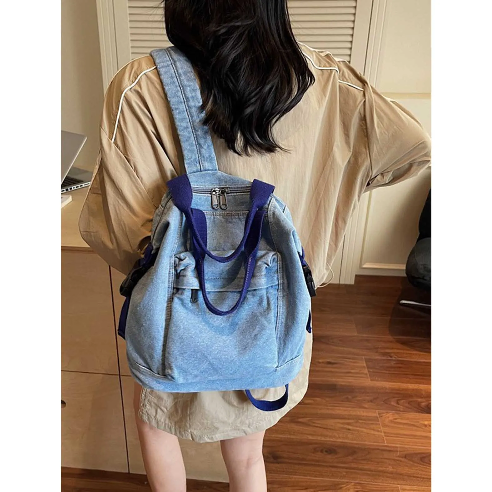 Denim bag women's 2025 new trendy casual shoulder bag large capacity crossbody bag canvas handbag
Denim bag women's 2025 new trendy casual shoulder bag large capacity crossbody bag canvas handbag