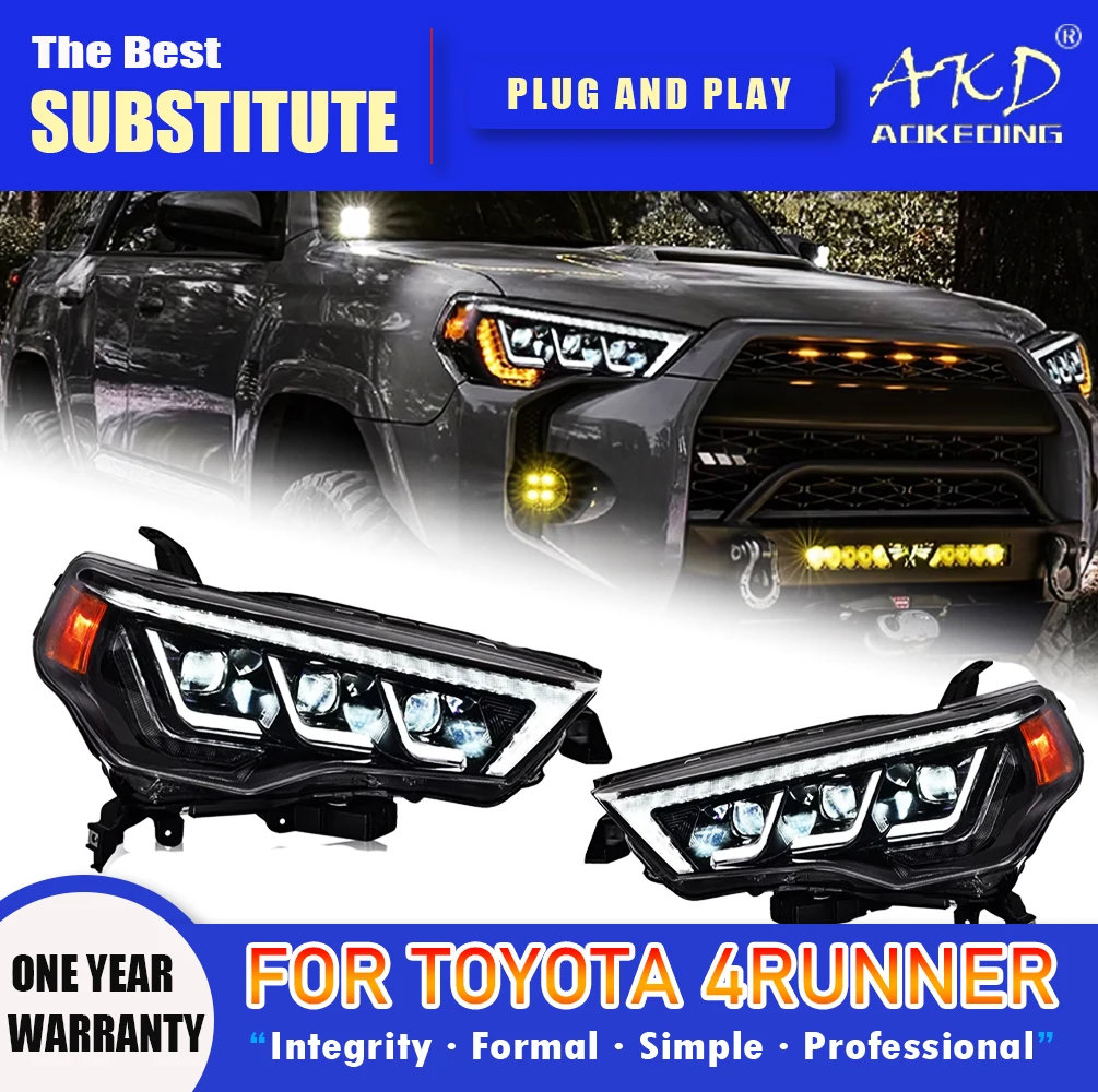 Фара AKD для Toyota 4Runner светодиодный, фара 2013-2022, фары 4Runner DRL, сигнал поворота, фара дальнего света, линза проектора Angel Eye
Фара AKD для Toyota 4Runner светодиодный, фара 2013-2022, фары 4Runner DRL, сигнал поворота, фара дальнего света, линза проектора Angel Eye