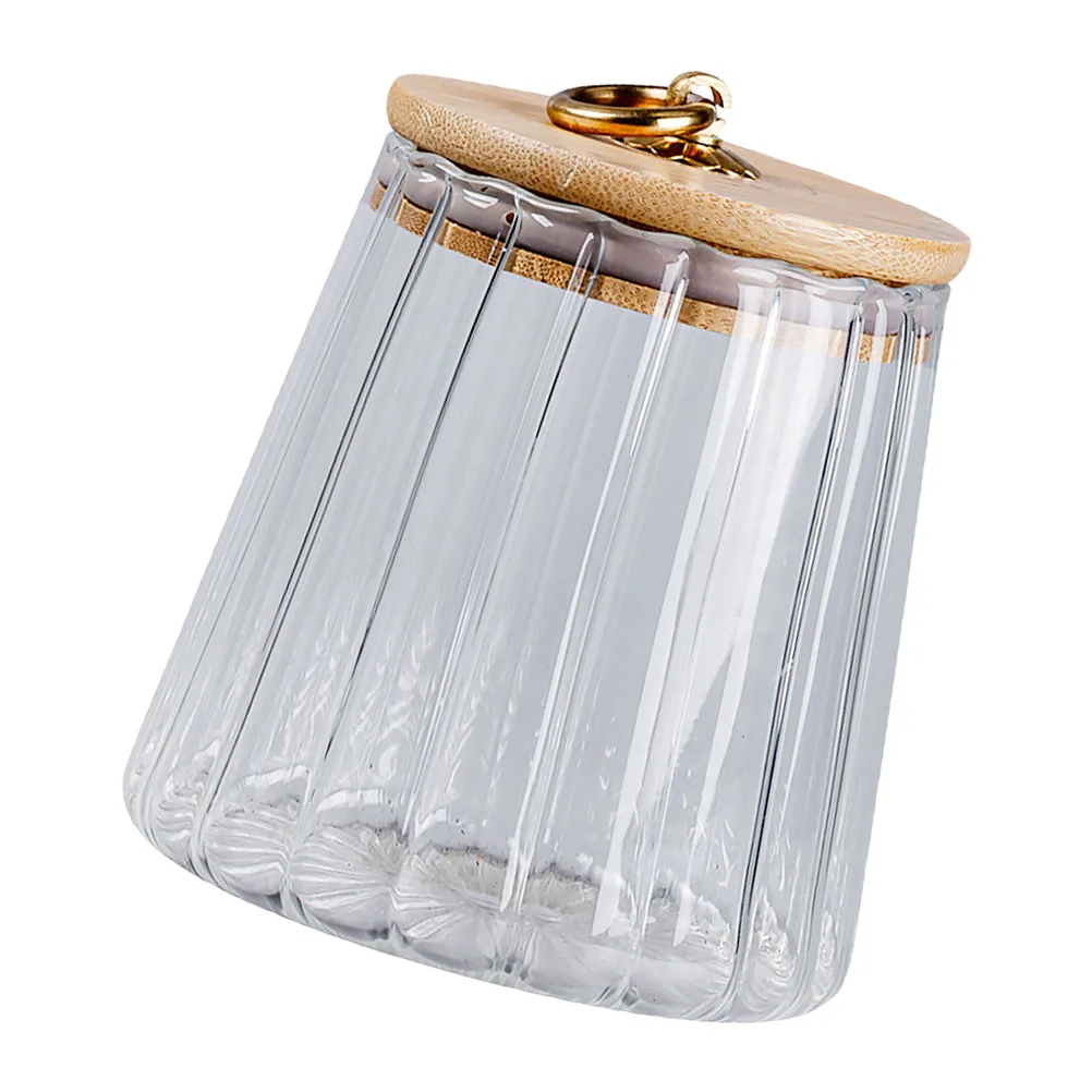 Conical Glass Bottle Container Sealing Can Wood Lid Dry Food Jars Candy Tea Sugar Multifunctional Storage Tank Glass Can Sealed
Conical Glass Bottle Container Sealing Can Wood Lid Dry Food Jars Candy Tea Sugar Multifunctional Storage Tank Glass Can Sealed