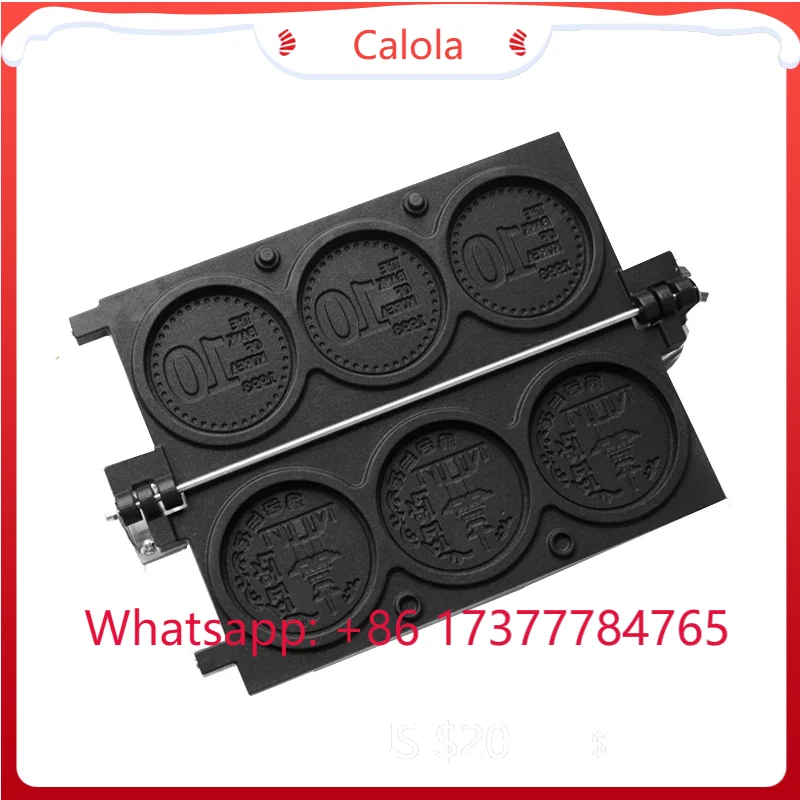 Commercial Waffle Maker Parts 3/4 Grid Korean Thai Japanese Coin Waffle Mold
Commercial Waffle Maker Parts 3/4 Grid Korean Thai Japanese Coin Waffle Mold