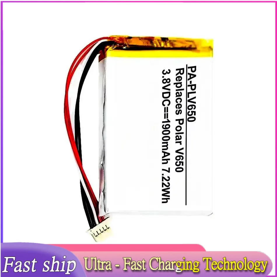 2000Mah Mobile Phone Battery For Polar V650 5-Wire Plug HR Emea Long Cables High Compatibility Stable
2000Mah Mobile Phone Battery For Polar V650 5-Wire Plug HR Emea Long Cables High Compatibility Stable