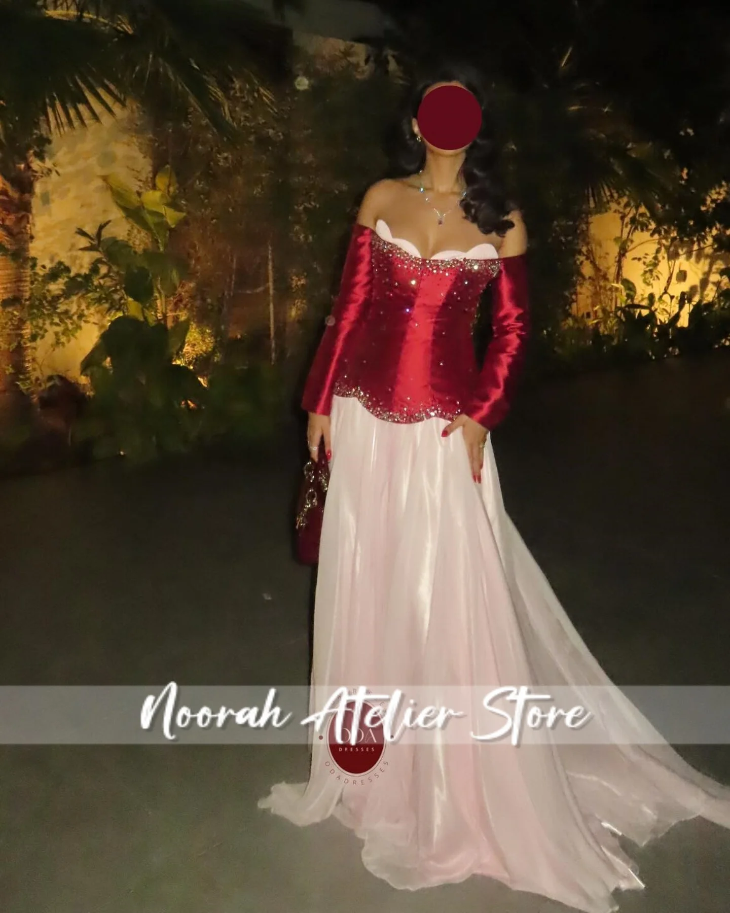 Contrast Red-pink Long Sleeves Beaded Arabia luxury Evening Dresses 2025 Aline wedding Gown فساتين سهرة Prom Dresses Customized
Contrast Red-pink Long Sleeves Beaded Arabia luxury Evening Dresses 2025 Aline wedding Gown فساتين سهرة Prom Dresses Customized