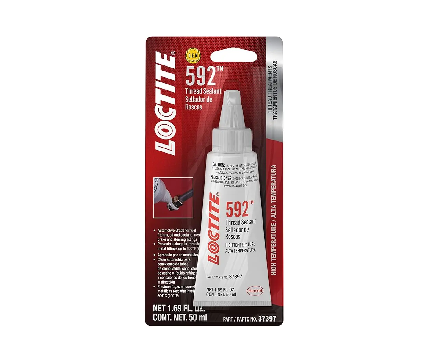 High-Pressure Thread Sealant for Automotive Use - Prevents Leaks & Galling, 50 ml
High-Pressure Thread Sealant for Automotive Use - Prevents Leaks & Galling, 50 ml