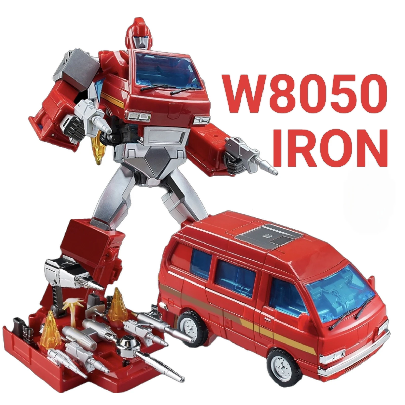 WeiShuang W8050 Transformation Toy Remastered WJ MPP-27 MPP27 Iron Enlarged Version MP-27 Iron Deformation Toy Collection Gifts
WeiShuang W8050 Transformation Toy Remastered WJ MPP-27 MPP27 Iron Enlarged Version MP-27 Iron Deformation Toy Collection Gifts