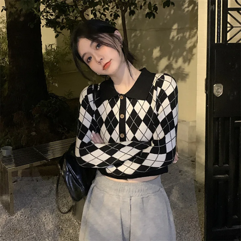 Spring Autumn Women's Open Cardigan Collar Loosely Knitted Thin Sweater Long Sleeve Diamond Pattern Casual Outerwear
Spring Autumn Women's Open Cardigan Collar Loosely Knitted Thin Sweater Long Sleeve Diamond Pattern Casual Outerwear