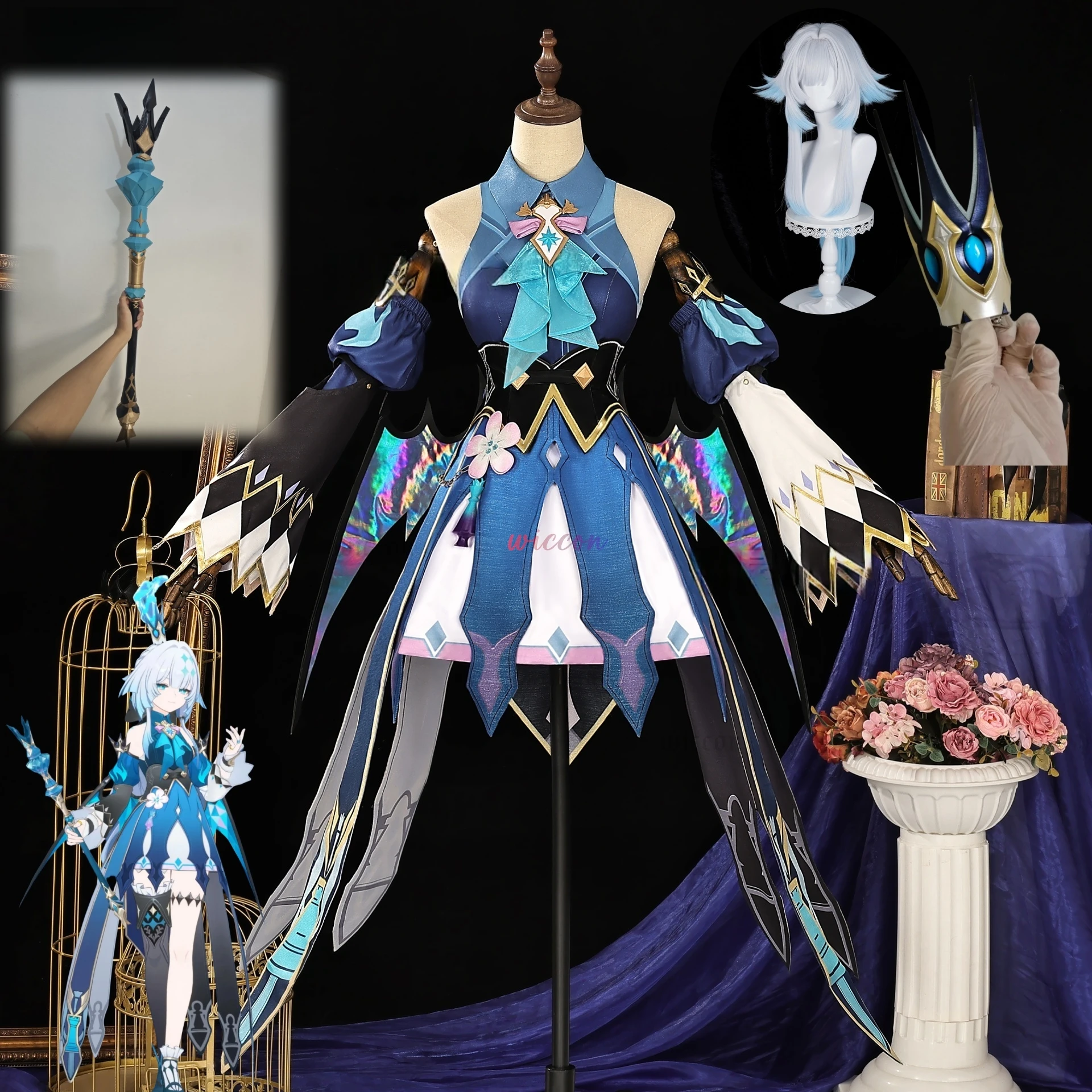 Honkai Star Rail Cerydra Cosplay Costume Wig Dress Cerydra Uniform Amphoreus Scepter Crown Props Halloween For Girls Carnival
Honkai Star Rail Cerydra Cosplay Costume Wig Dress Cerydra Uniform Amphoreus Scepter Crown Props Halloween For Girls Carnival